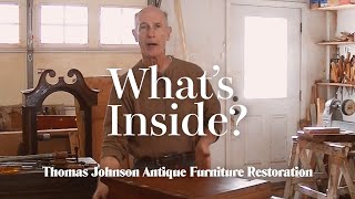 I Don't BELIEVE What Was In Here!  Thomas Johnson Antique Furniture Restoration