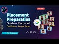 Workshop #1 | Placement Preparation Guide | Interview Guidance | Tech Savvy Solution | Shakil Patel