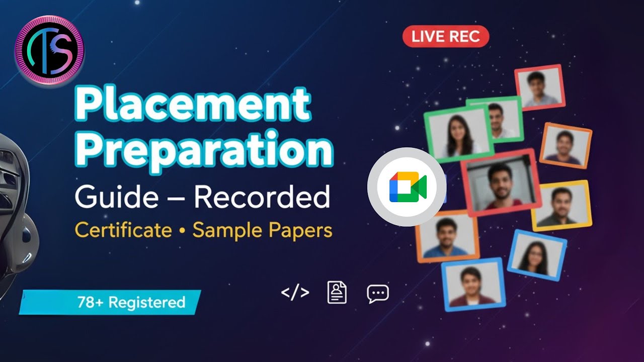 Workshop #1 | Placement Preparation Guide | Interview Guidance | Tech Savvy Solution | Shakil Patel