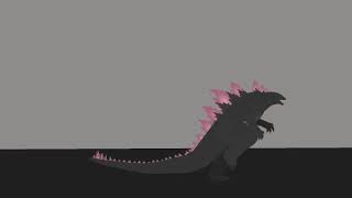 Evolved Godzilla run test