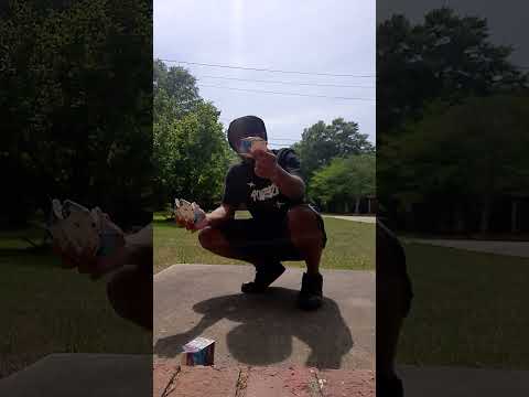 popping a paper bag and milk cartons