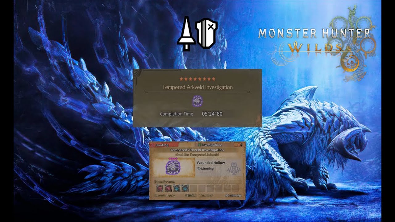 Monster Hunter Wilds - Tempered Arkveld Lance Solo