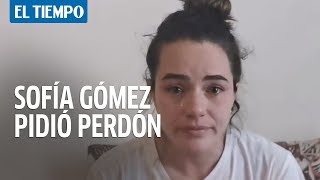 Sofía Gómez pidió perdón por sus tuits racistas