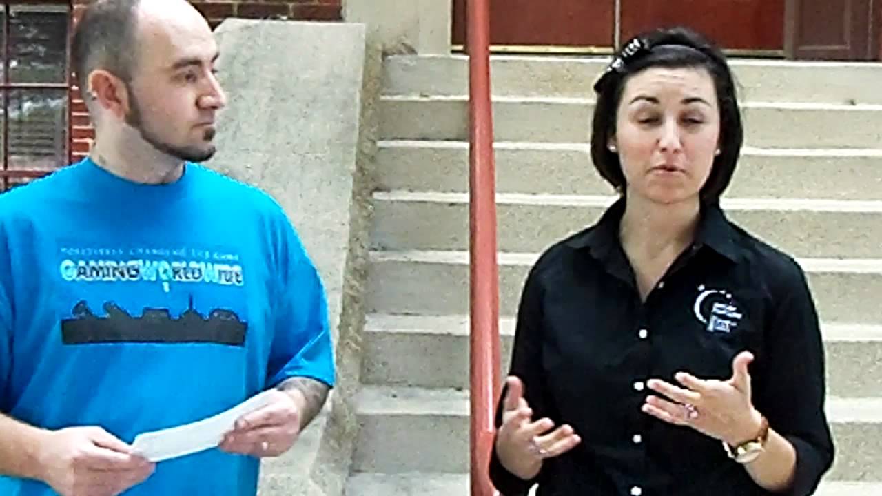 Gamingworldwide.org's check presentation to the American Cancer Society