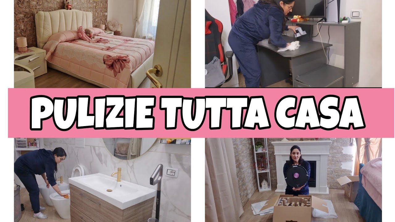 PULIZIE DI TUTTA CASA 🏡  CON AIUTANTE / MOTIVATI CON ME #pulisciconme #cleanova 