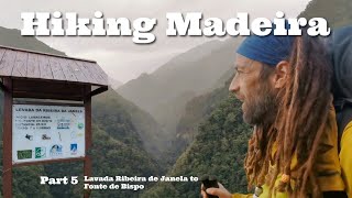 Madeira Travel Vlog | Part 5: 16km Lavada walk through MULTIPLE tunnels #travel #hiking #wildcamping