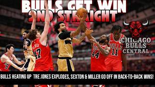 BULLS HEATING UP 🔥 Tre Jones EXPLODES, Sexton & Miller GO OFF in Back-to-Back Wins!