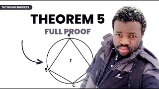 GRADE 11 MATHAMETICS EUCLIDEAN GEOMETRY : CYCLIC QUADRILATERAL PROOF