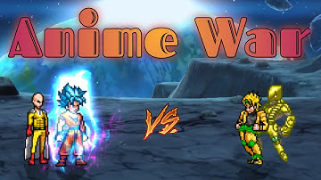 Goku DBS 3.5 & Saitama serious Mode VS Dio K1 V2 in Jump Force Mugen