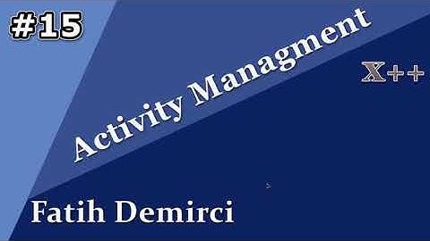 X++ :Activity Managment 15- CopyRecord,Dialog