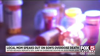 Drug overdose death rate in Nevada rose 55% in 2020, state report shows