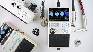 Loophole Pedals modded Boss DD-6 Delay (Stereo Demo)
