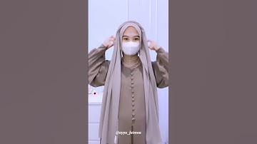 tutorial hijab pashmina instan #tutorialhijab #hijabstyle #shortvideo #like #subscribe
