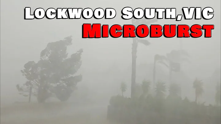 Microburst impacts Lockwood South, VIC - 13 December, 2025