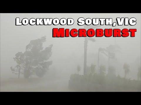 Microburst impacts Lockwood South, VIC - 13 December, 2025