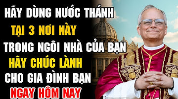 Đức Giáo Hoàng Lêô XIV cảnh báo bạn những điều bạn PHẢI làm với NƯỚC THÁNH mà bạn có trong NHÀ