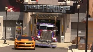 Grand Opening Of Transformers The Ride 3D At Universal Studios Hollywood