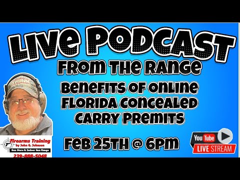 Tuesday Night Live At The Range: Benefit Of ONLINE Florida Concealed Carry Class