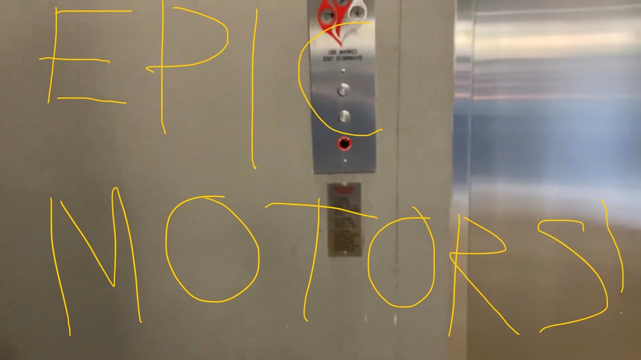 TITIPO MOTORS! Schindler 300A Hydraulic Elevators, Atlantic Parking Garage, Twinbrook, Rockville, MD