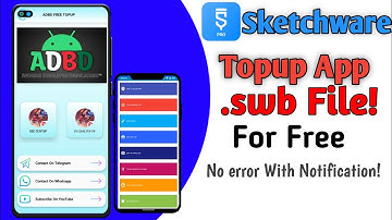 Topup App SWB File For Free|| sketchware topup swb file for free #Sketchware_builder