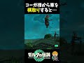 コーガ様の出した車に先に乗ってみた結果...？【ゼルダの伝説 ティアーズ オブ ザ キングダム】#shorts