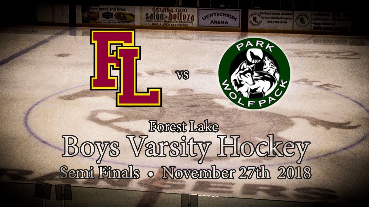 Forest Lake Boys Varsity Hockey Vs Park Cottage Grove Nov 27th