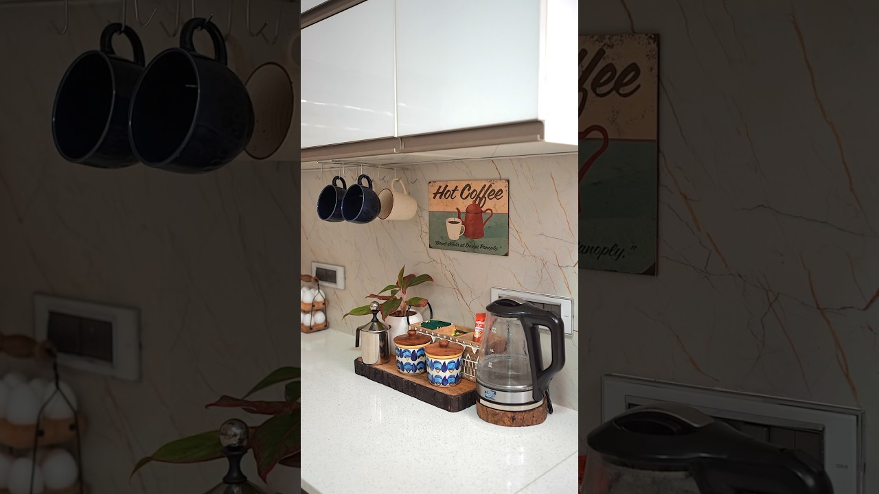 Home Cafe for Winters ☕️  | Beautiful Tea/Coffee Station in the Kitchen