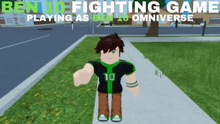Roblox Ben 10 Fighting Game Playing As Ben 10 Omniverse