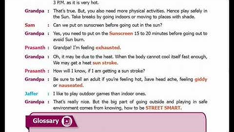 8th Std English - Prose -  Being Safe