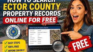 How to search Ector County property records online for free