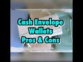 Cash Envelope System Wallets l Pros and Cons