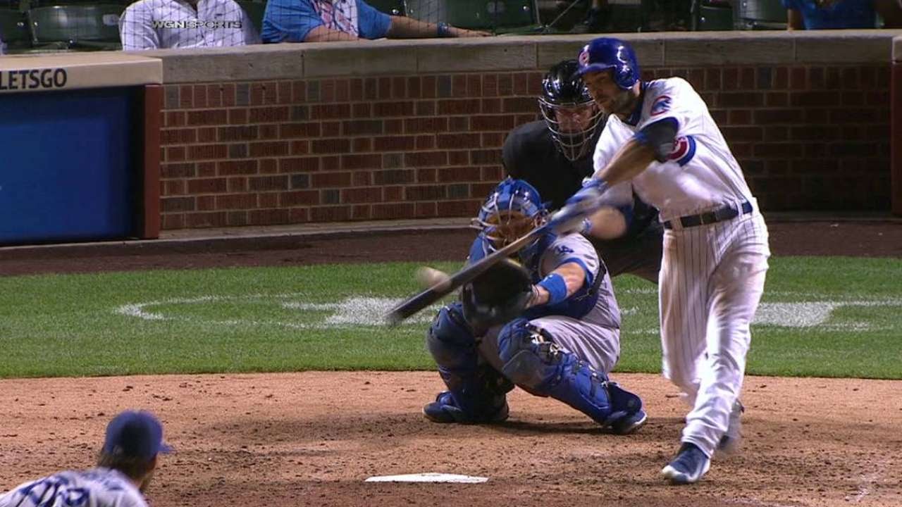 LAD@CHC: Szczur connects for solo homer off Kershaw