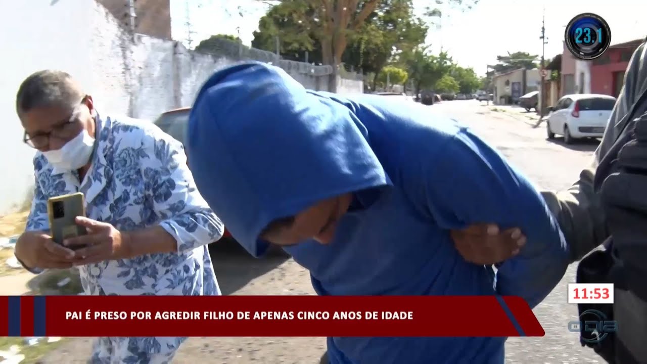 Pai é preso por agredir filho de apenas cinco anos de idade 21 09 2023