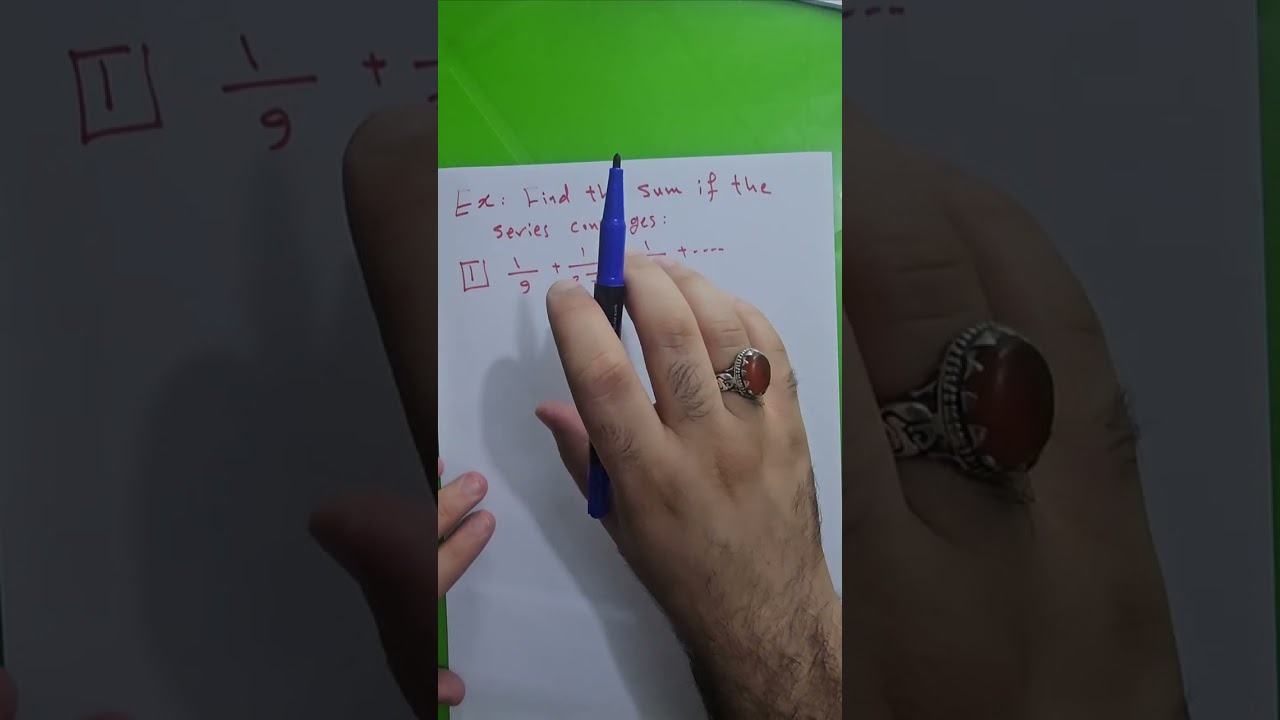 محاضرة 7 (المتسلسلة الهندسية Geometric Series). نوار الأسدي