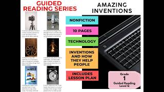 1st Grade Guided Reading Lesson Level G - Amazing Inventions (with Lesson Plan)