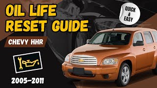 2005-2011 Chevy HHR Oil Life Reset Guide Expert Tips for Smooth Performance