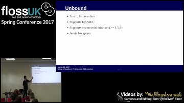 Lightning Talk: Using a Raspberry Pi as a Local DNS Resolver by Paul Waring