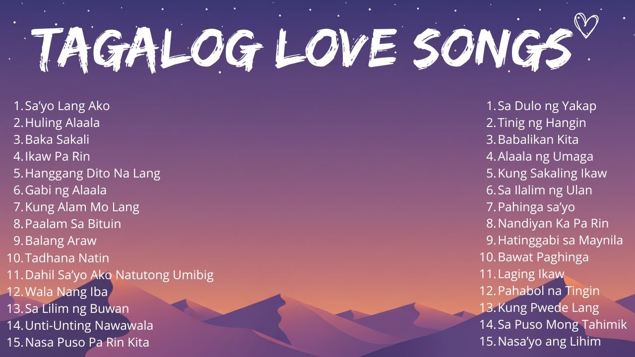 Tagalog Love Songs 2025 💞 OPM Ballads & Acoustic Hits | Spotify & YouTube Mix