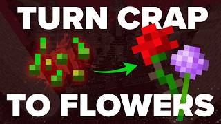 Full My BEST AUTOMATIC Flower Farm + MOST flower Knowledge Minecraft Tutorial Update