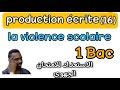 Production écrite 16 La Violence Scolaire Texte Argumentatif