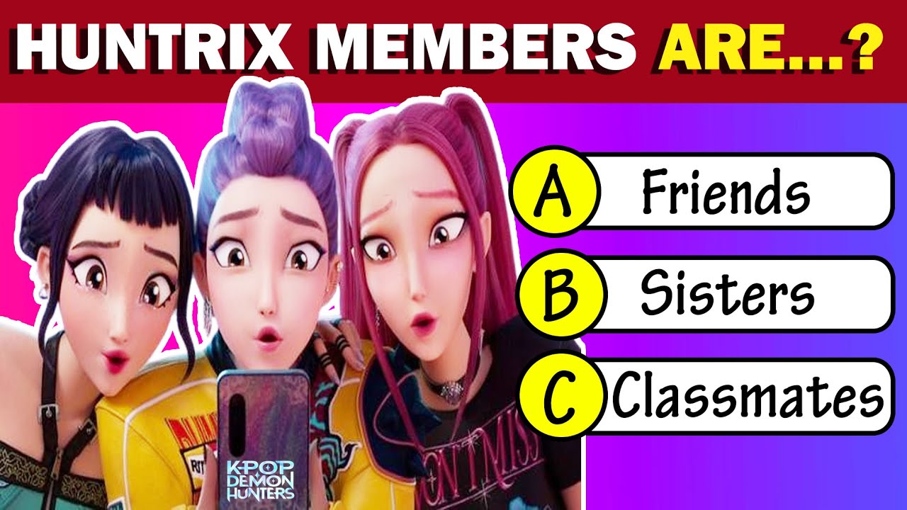 Ultimate Kpop Demon Hunters Quiz | Huntrix members are...?