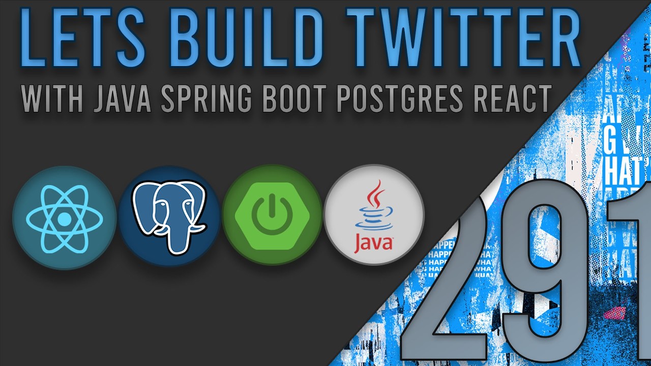 Lets Build Twitter From the Ground Up: Episode 291 || Java, Spring Boot ...