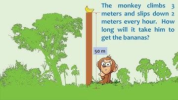 Maths - Monkey climbing Slippery Pole Problem | Logical Reasoning Puzzles