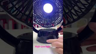 Sanford Geepas 8 inch Rechargeable Table Fan Type C Charging