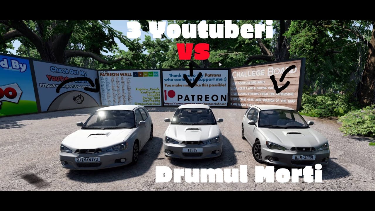 Drumul morti vs 3 Youtuberi