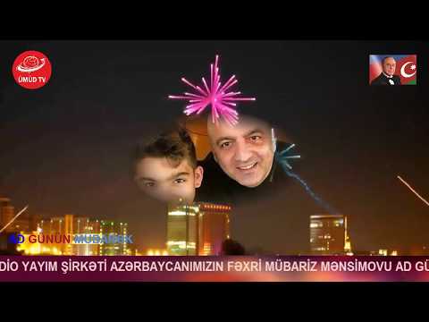 ÜMÜD TV MÜBARİZ MƏNSİMOVU AD GÜNÜ MÜNASİBƏTİ İLƏ TƏBRİK EDİR.