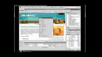 Dreamweaver CS4- Arranging Panels [5/20]