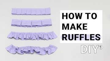 How to Sew Ruffles: 4 Easy Methods for Sewing Beginners