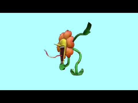Green Screen Cuphead Flower Boss - Cagney Carnation - Floral Fury