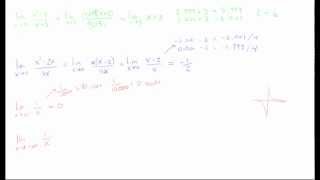 Calculus limits examples